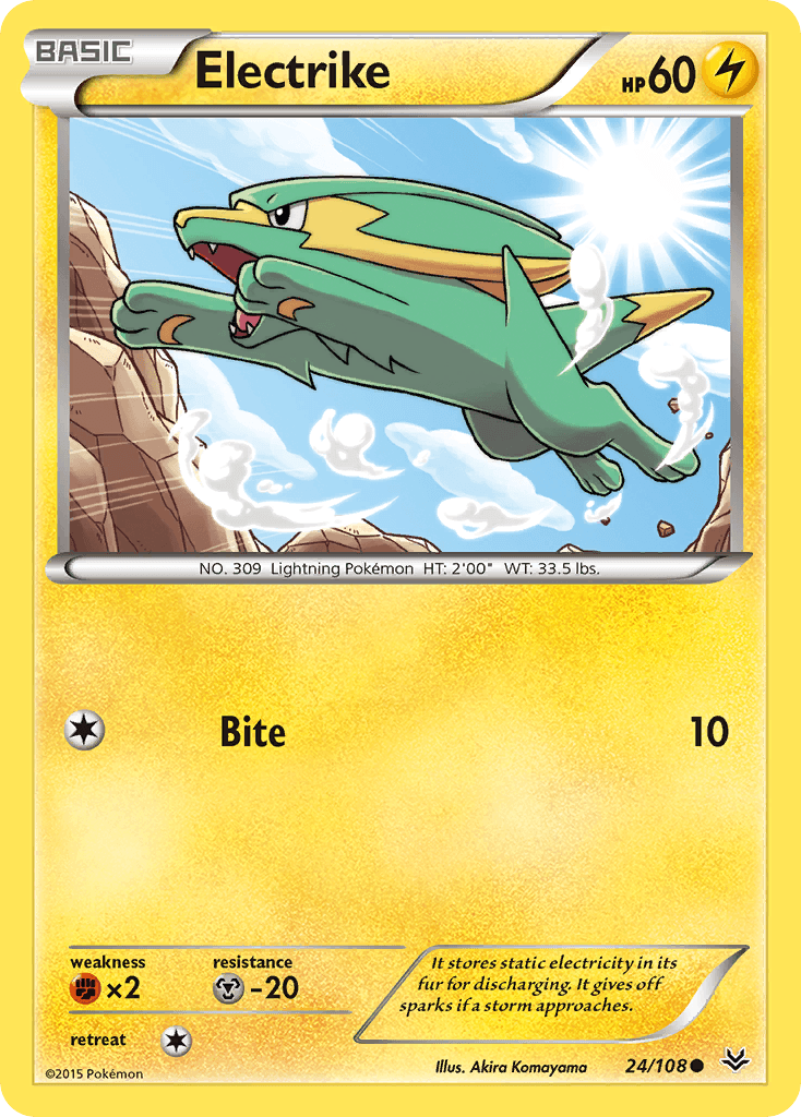 Electrike Pokémon card