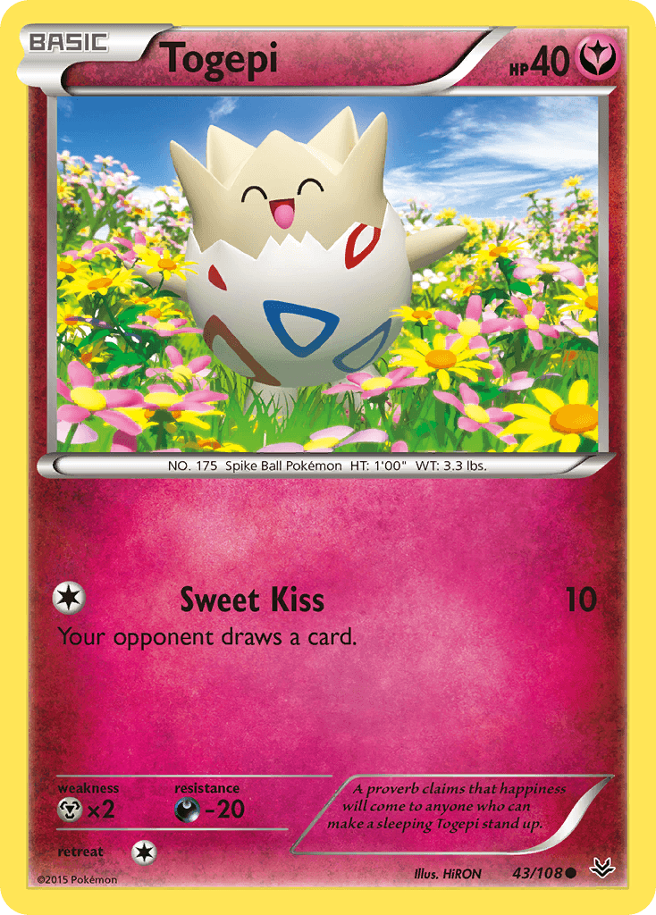 Togepi Pokémon card