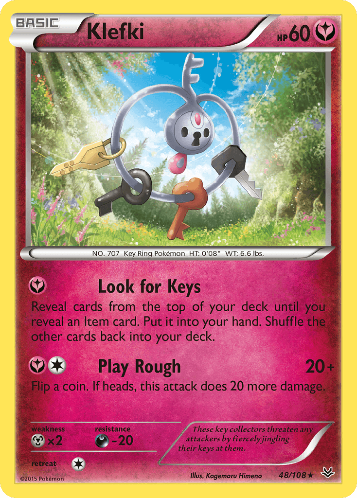 Klefki Pokémon card