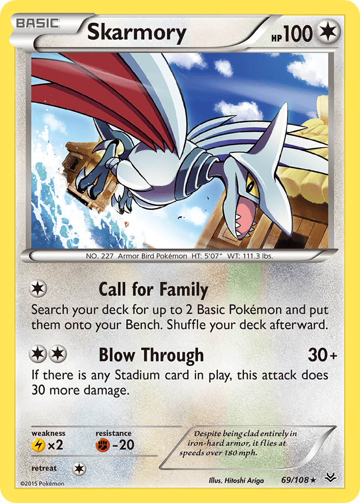 Skarmory Pokémon card