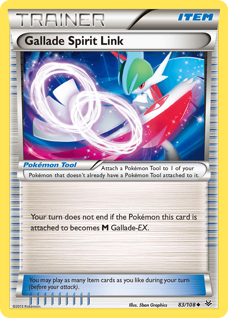 Gallade Spirit Link Pokémon card