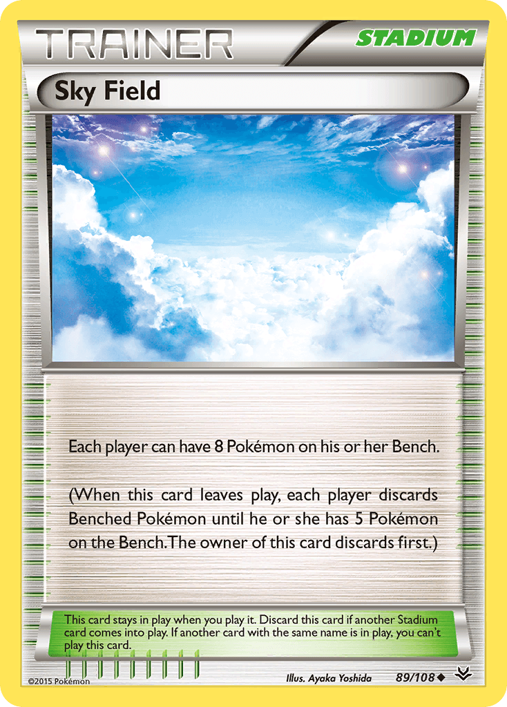 Sky Field Pokémon card