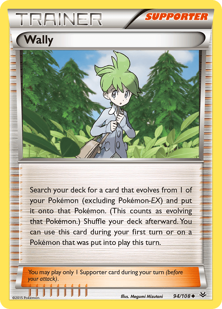 Wally Pokémon card