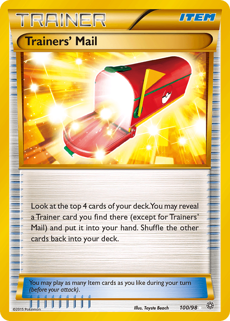 Trainers' Mail Pokémon card