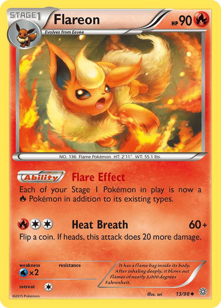 Flareon from Ancient Origins