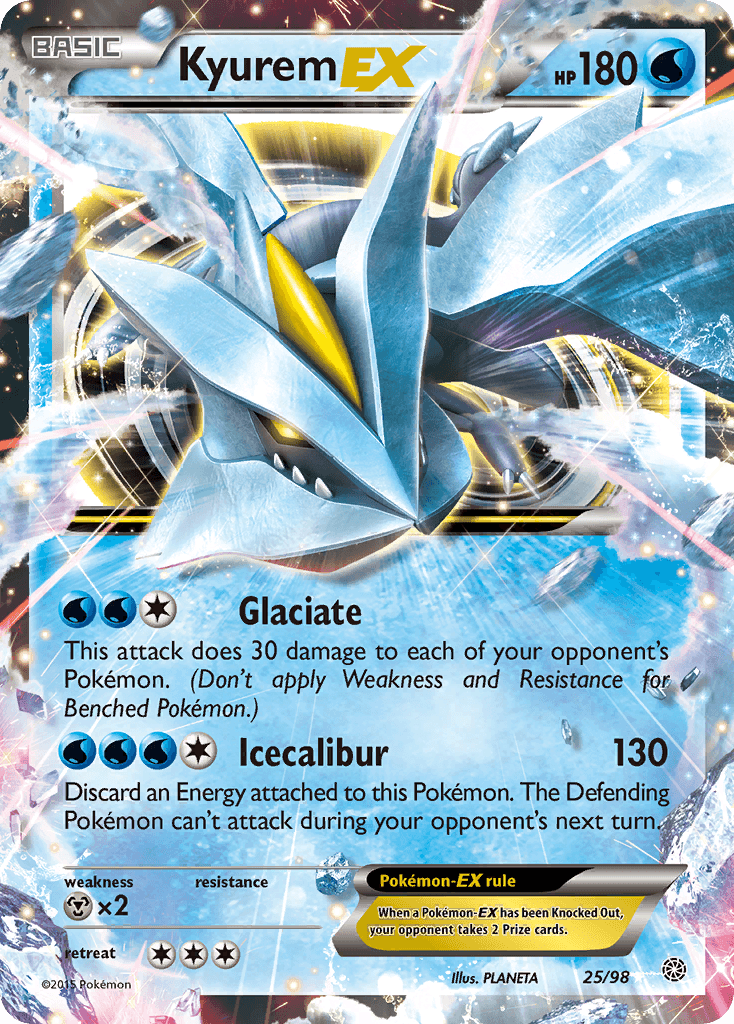 Kyurem-EX Pokémon card
