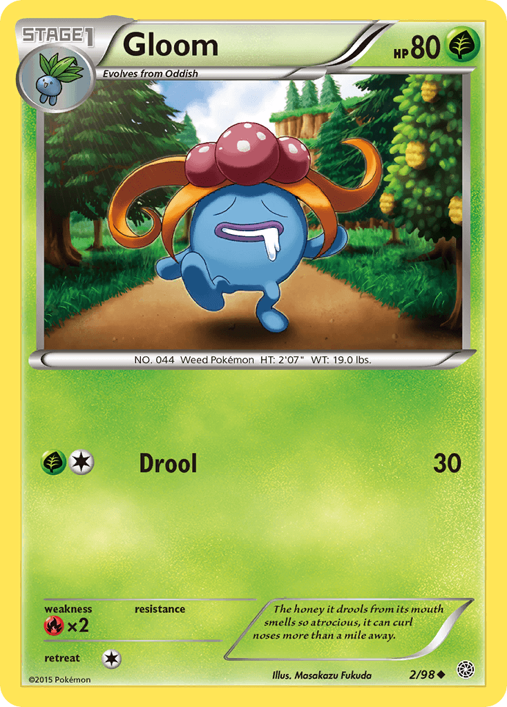 Gloom Pokémon card