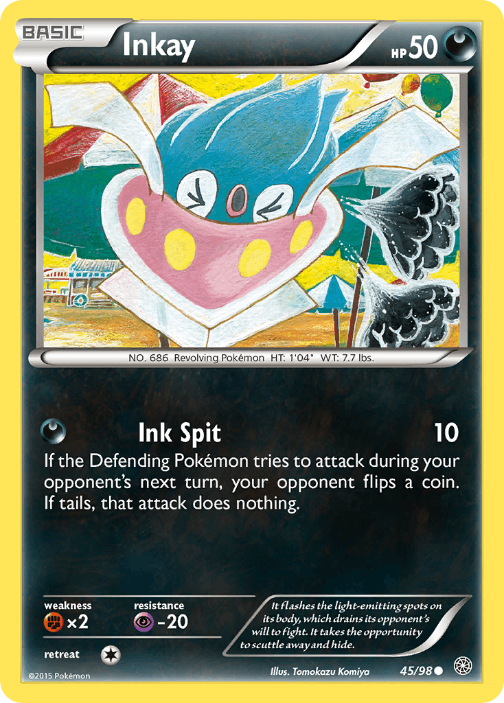 Inkay Pokémon card