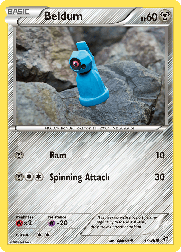 Beldum Pokémon card