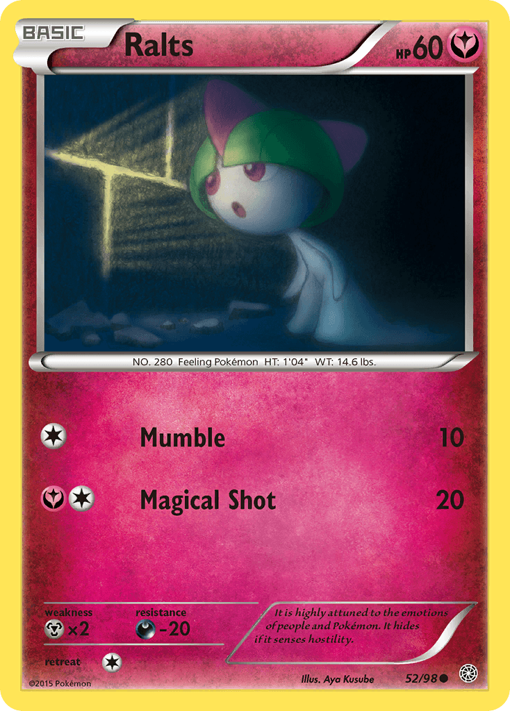 Ralts Pokémon card