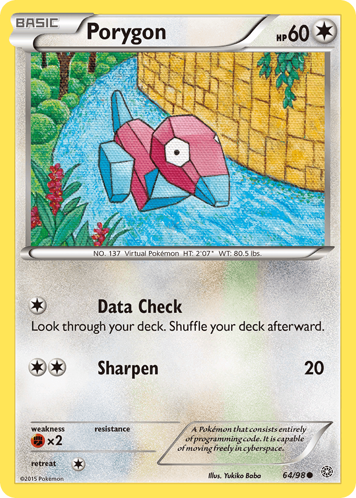 Porygon Pokémon card