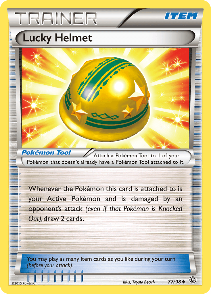 Lucky Helmet Pokémon card