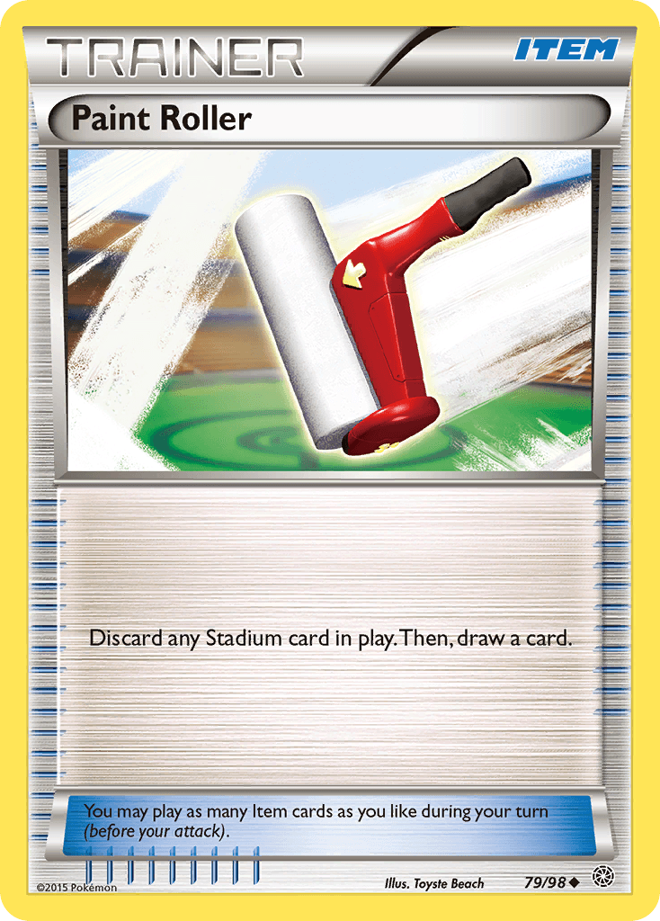 Paint Roller Pokémon card