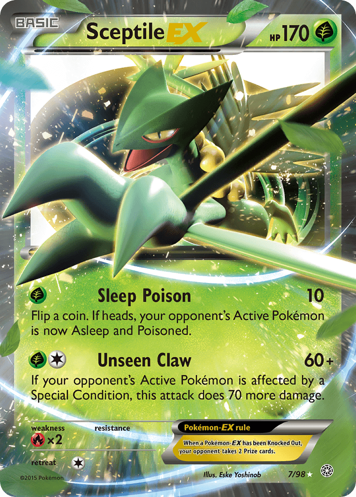 Sceptile-EX Pokémon card