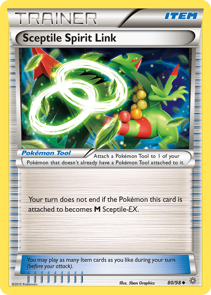 Sceptile Spirit Link Pokémon card