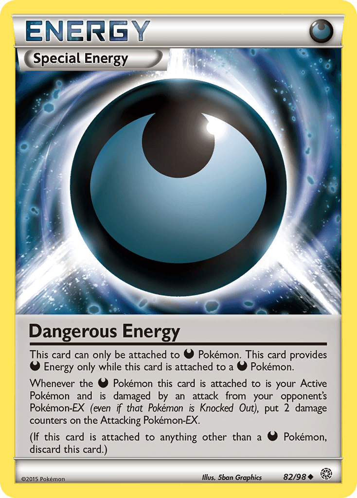 Dangerous Energy Pokémon card