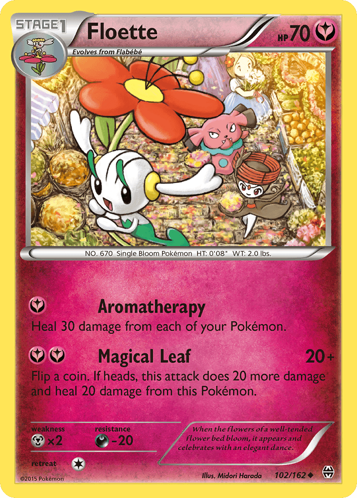 Floette Pokémon card
