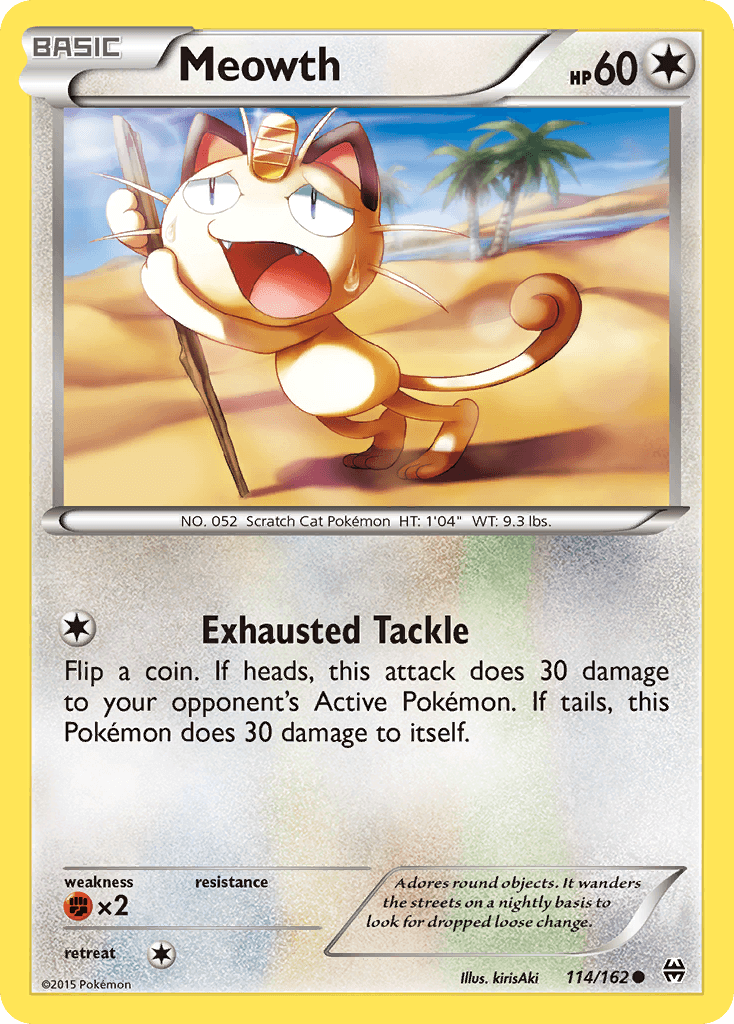 Meowth Pokémon card