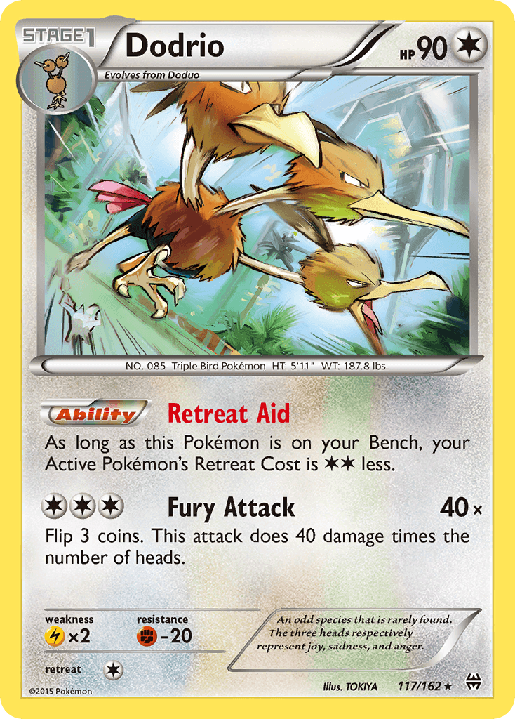 Dodrio Pokémon card