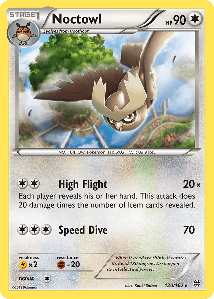 Noctowl Pokémon card