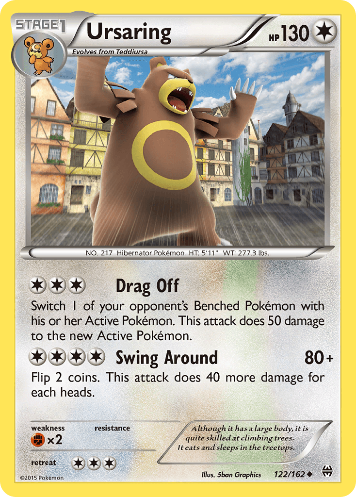 Ursaring Pokémon card