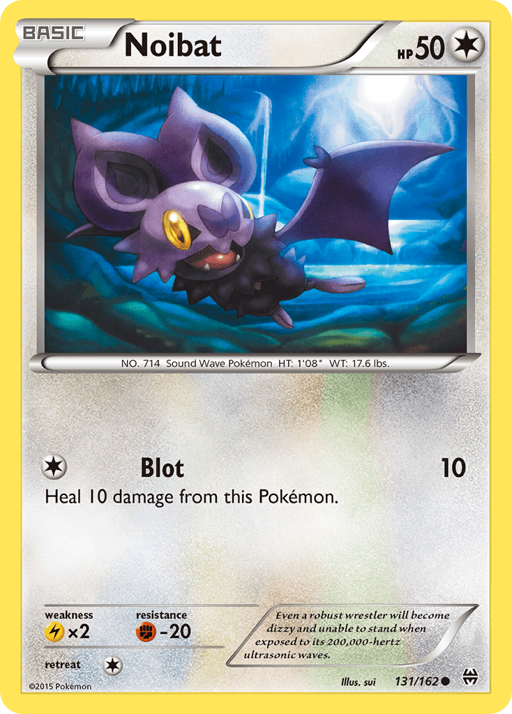 Noibat Pokémon card