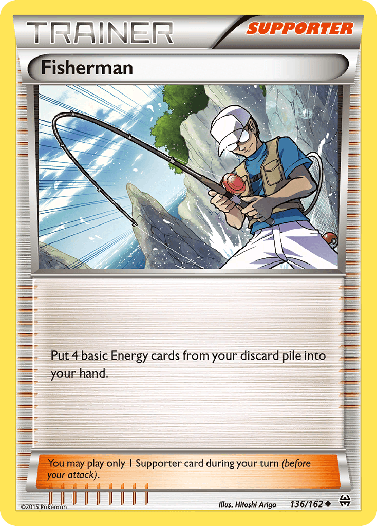 Fisherman Pokémon card