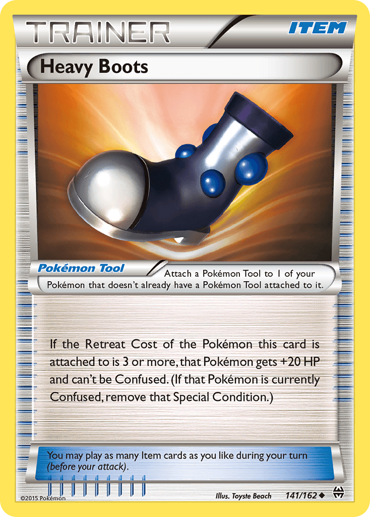 Heavy Boots Pokémon card
