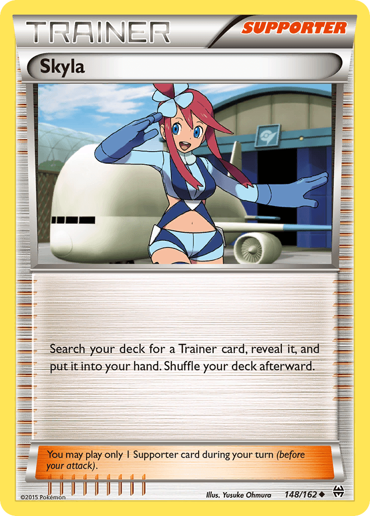 Skyla Pokémon card