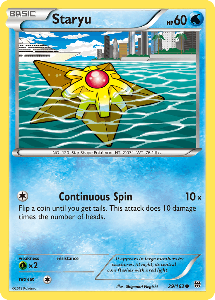Staryu Pokémon card