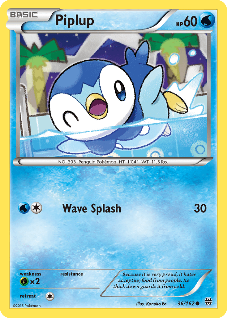 Piplup Pokémon card