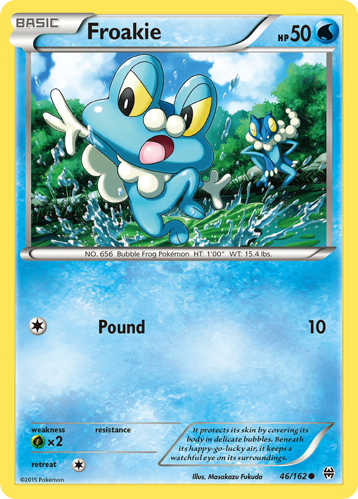 Froakie Pokémon card