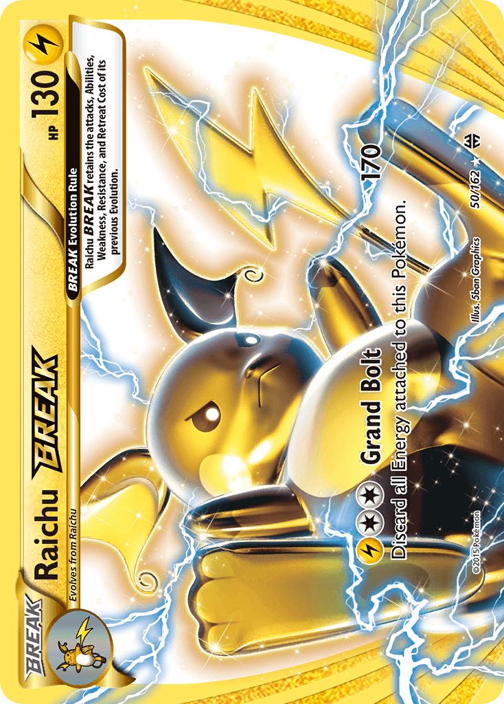 Raichu BREAK — Rare BREAK