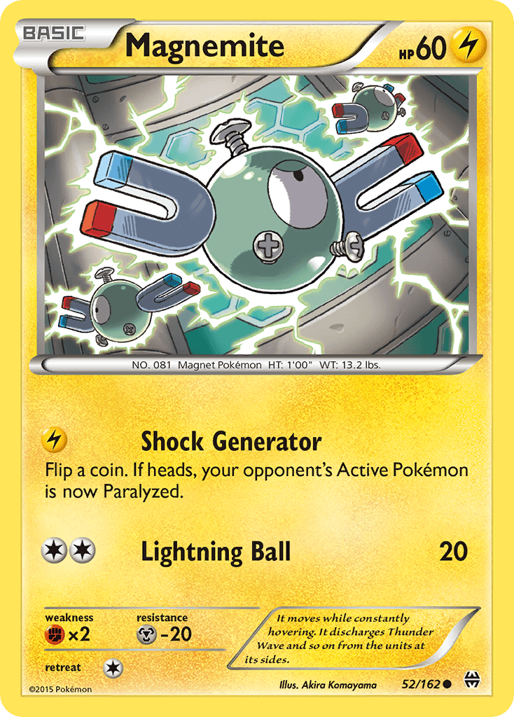 Magnemite Pokémon card