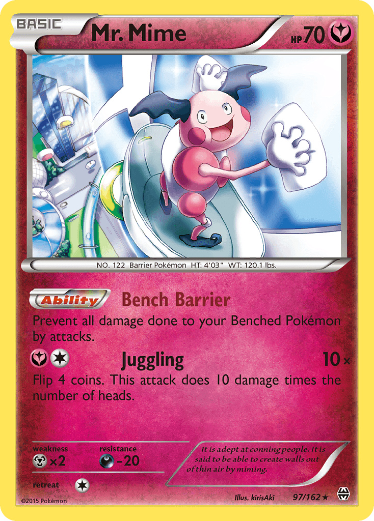 Mr. Mime Pokémon card
