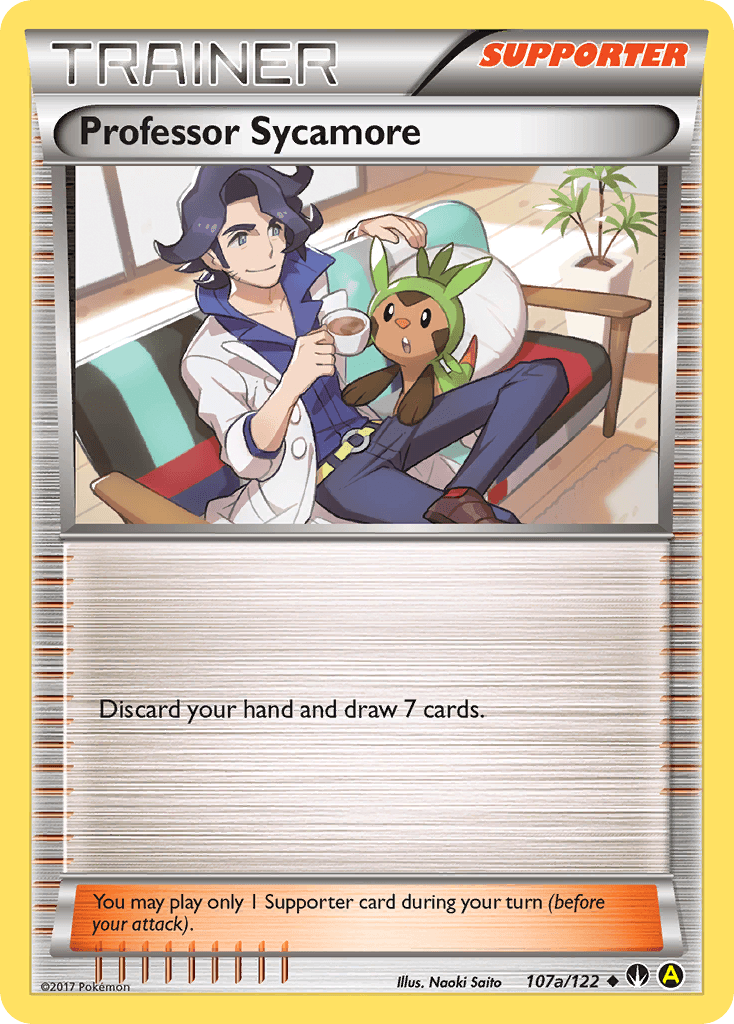 Professor Sycamore Pokémon card