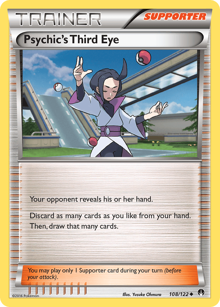 Psychic's Third Eye Pokémon card