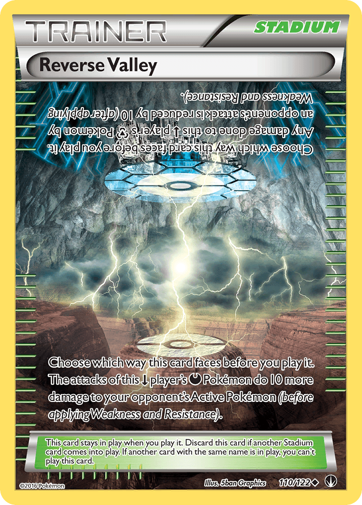 Reverse Valley Pokémon card