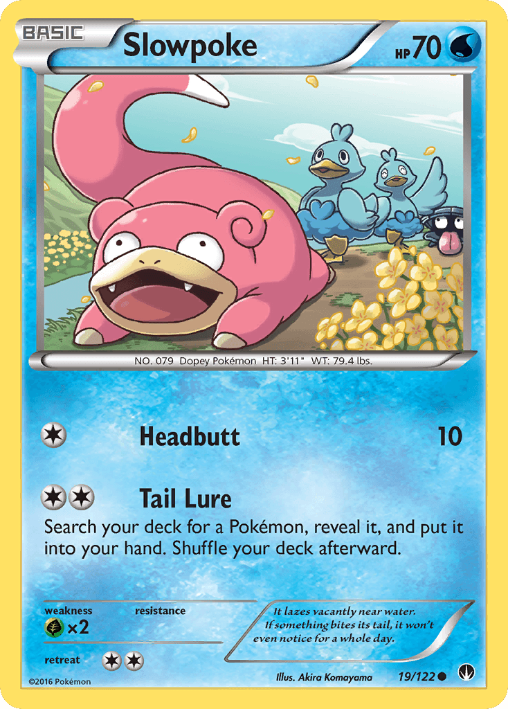 Slowpoke Pokémon card