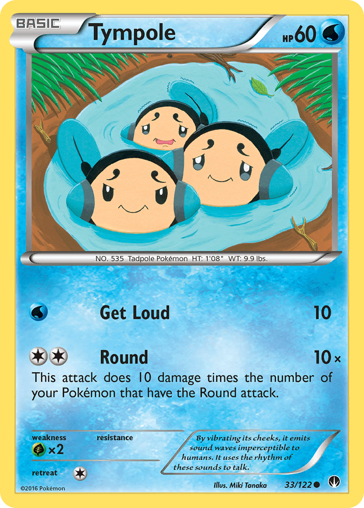 Tympole Pokémon card