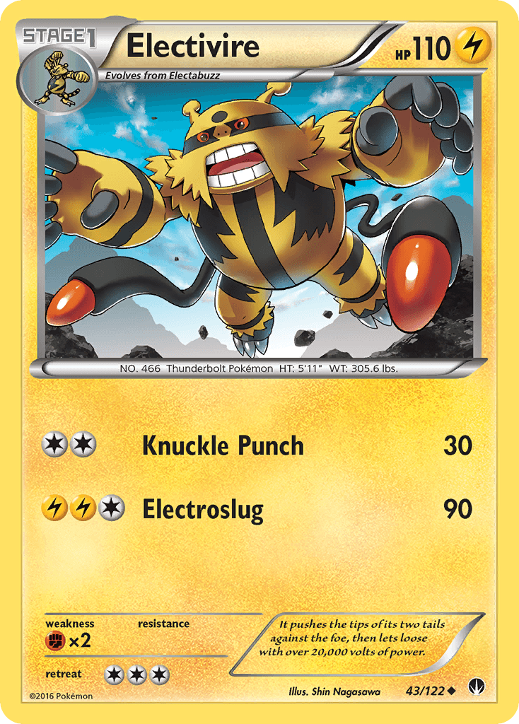 Electivire Pokémon card
