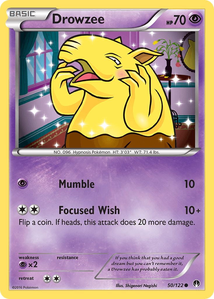 Drowzee Pokémon card