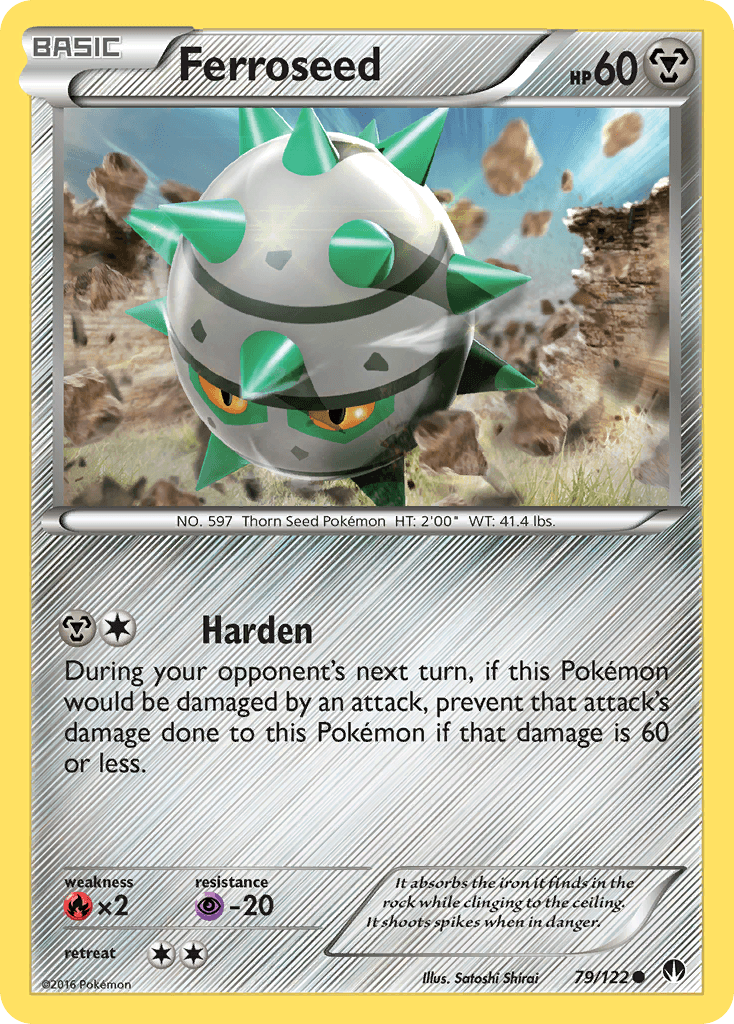 Ferroseed Pokémon card