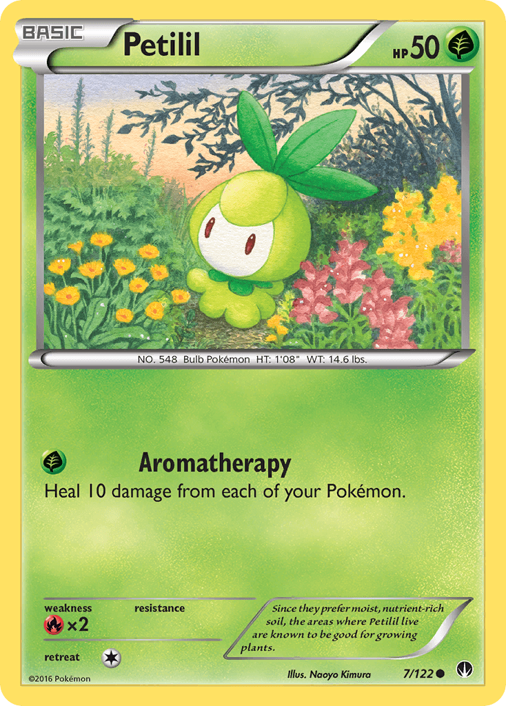 Petilil Pokémon card