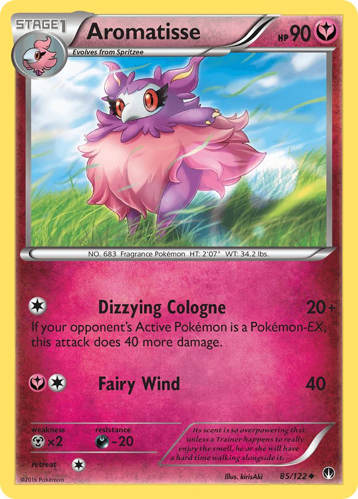 Aromatisse Pokémon card