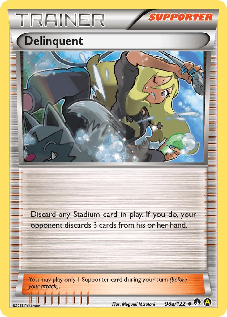 Delinquent Pokémon card