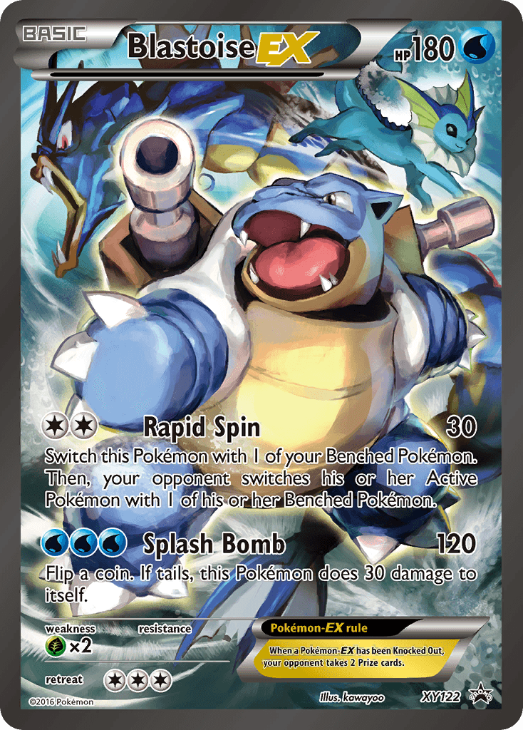 Blastoise-EX from XY Black Star Promos
