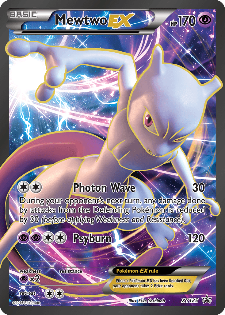 Mewtwo-EX from XY Black Star Promos