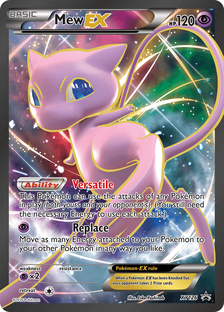 Mew-EX from XY Black Star Promos