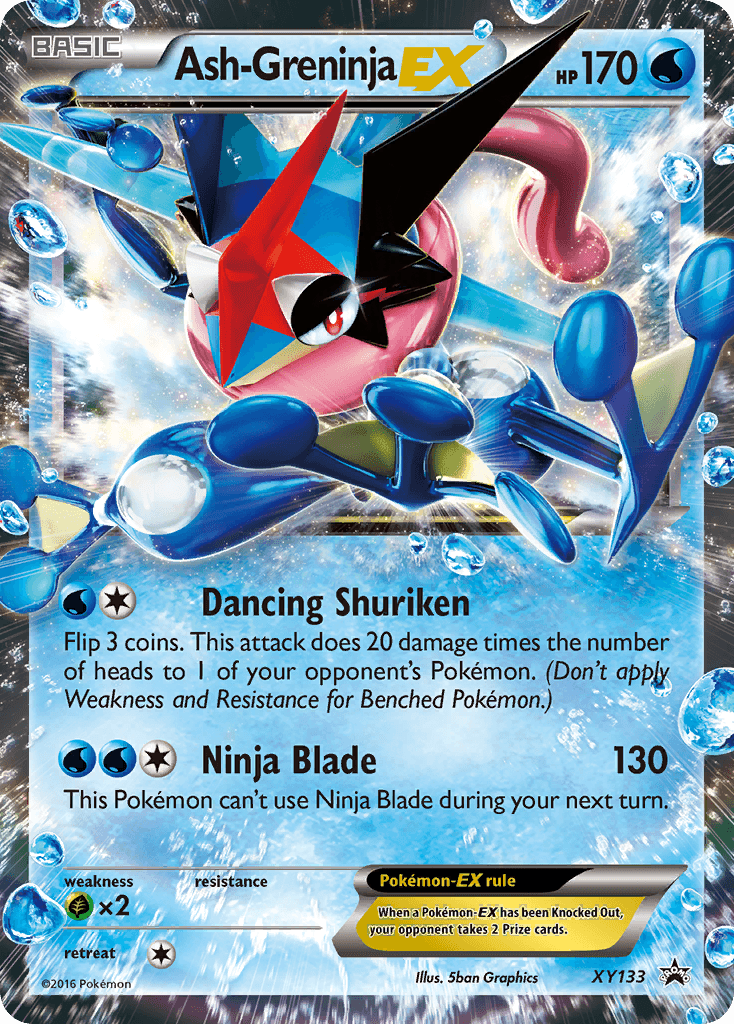 Ash-Greninja-EX from XY Black Star Promos